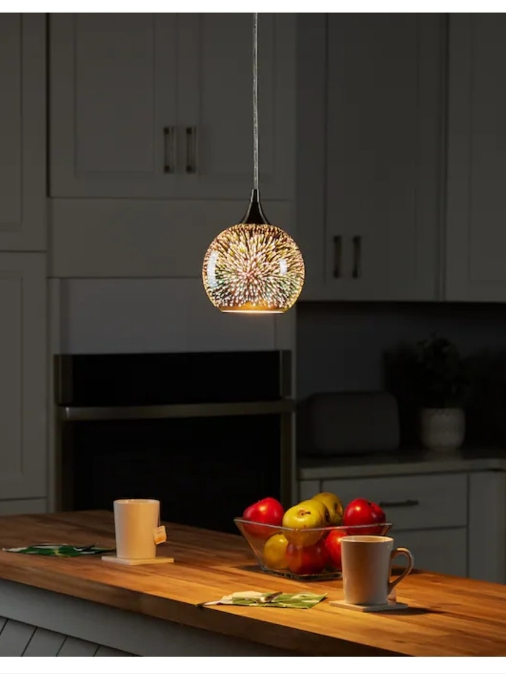 Mix & Match Silver Explosion Pendant Light Shade Globe - Picture 10 of 10
